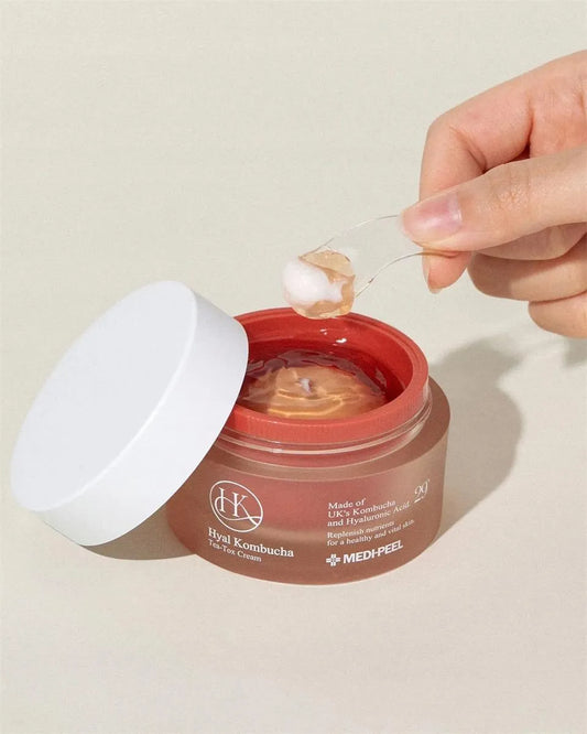 MEDI-PEEL Hyal Kombucha Tea-Tox Cream – Dual Hydration Care 50 ml - K-Beauty Boutique