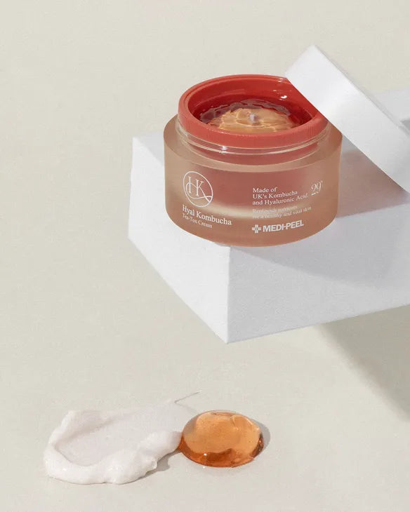 MEDI-PEEL Hyal Kombucha Tea-Tox Cream – Dual Hydration Care 50 ml - K-Beauty Boutique