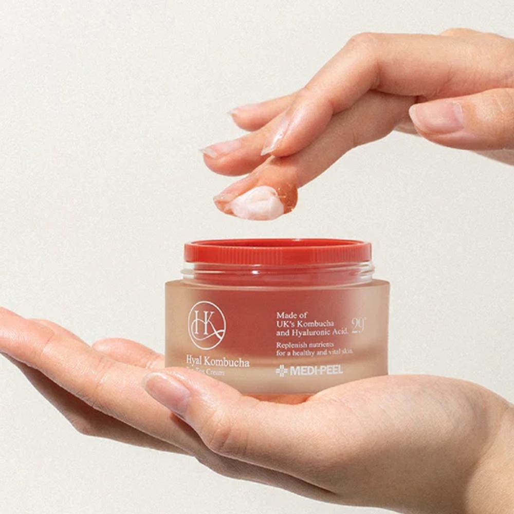 MEDI-PEEL Hyal Kombucha Tea-Tox Cream – Dual Hydration Care 50 ml - K-Beauty Boutique