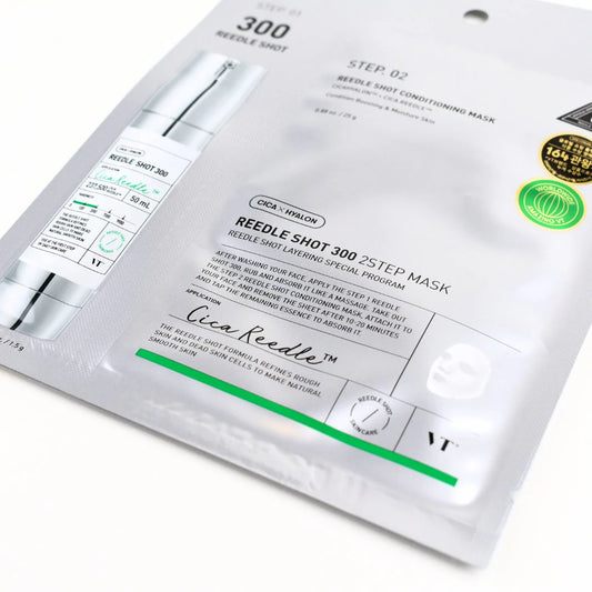 VT Cosmetics Cica Reedle 300 2-Step Strengthening Mask - K-Beauty Boutique