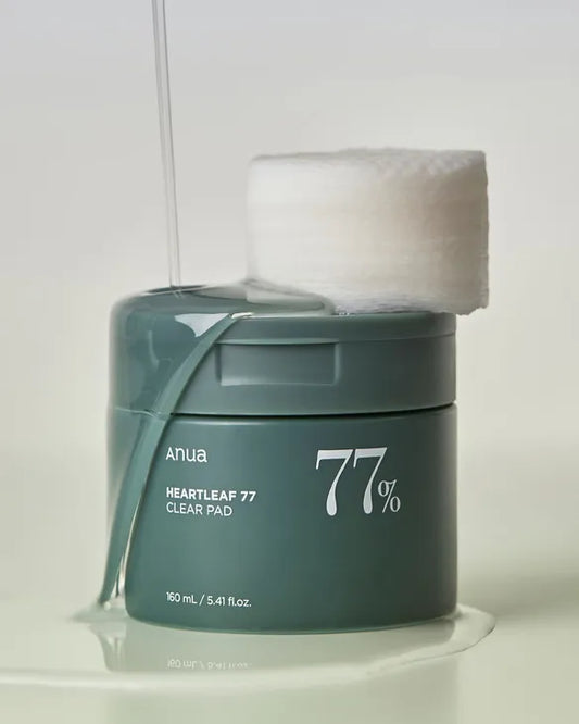 ANUA Heartleaf 77% Clear Pad — Gentle Exfoliating & Soothing Toner Pads - K-Beauty Boutique