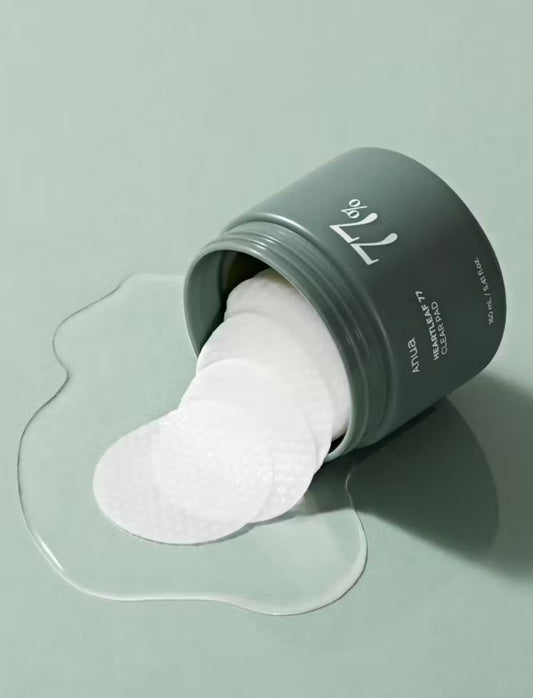 ANUA Heartleaf 77% Clear Pad — Gentle Exfoliating & Soothing Toner Pads - K-Beauty Boutique