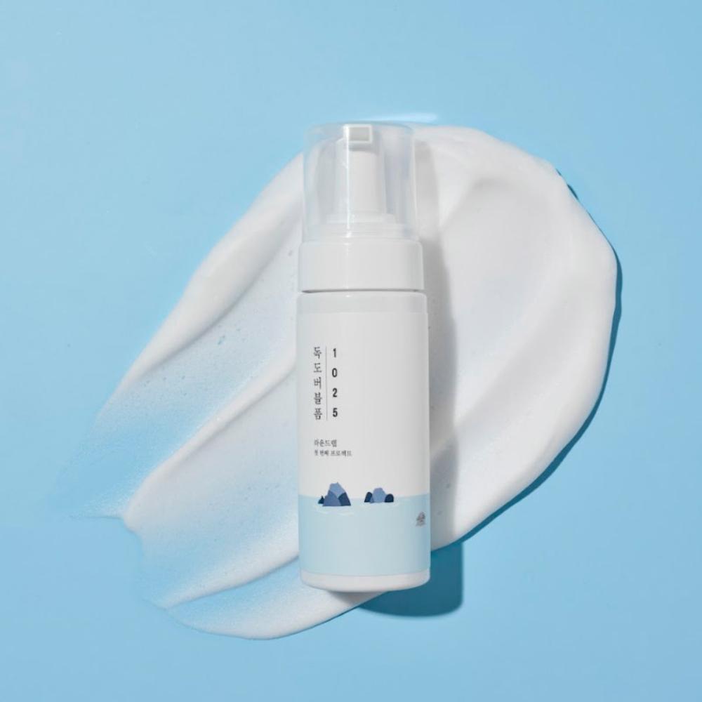 Round Lab 1025 Dokdo Bubble Foam – Gentle Deep Cleansing & Hydration 150 ml - K-Beauty Boutique