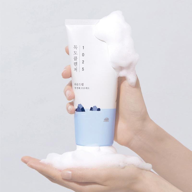 Round Lab 1025 Dokdo Cleanser – Gentle Hydrating Foam for Sensitive Skin 150ml - K-Beauty Boutique