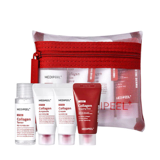 MEDI-PEEL Red Lacto Collagen Skin Care Trial Kit - K-Beauty Boutique