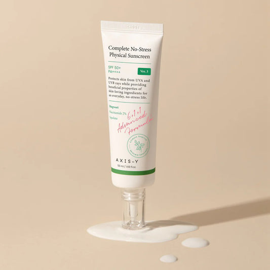 AXIS-Y Complete No-Stress Physical Sunscreen V. 3 SPF50+ 50 ml - K-Beauty Boutique