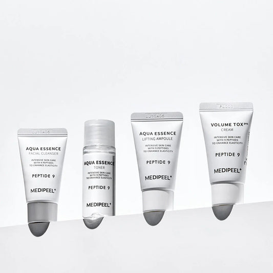 MEDI-PEEL Peptide 9 Aqua Essence Trial Kit – Lifting Care - K-Beauty Boutique