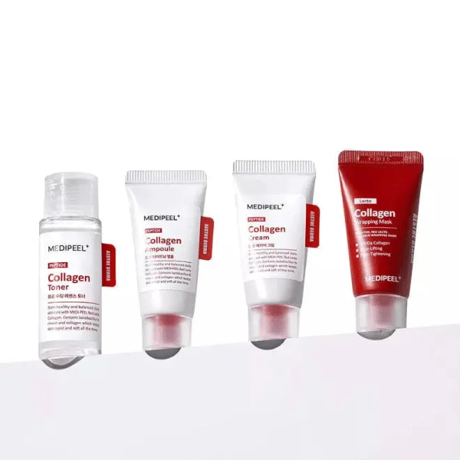 MEDI-PEEL Red Lacto Collagen Skin Care Trial Kit - K-Beauty Boutique