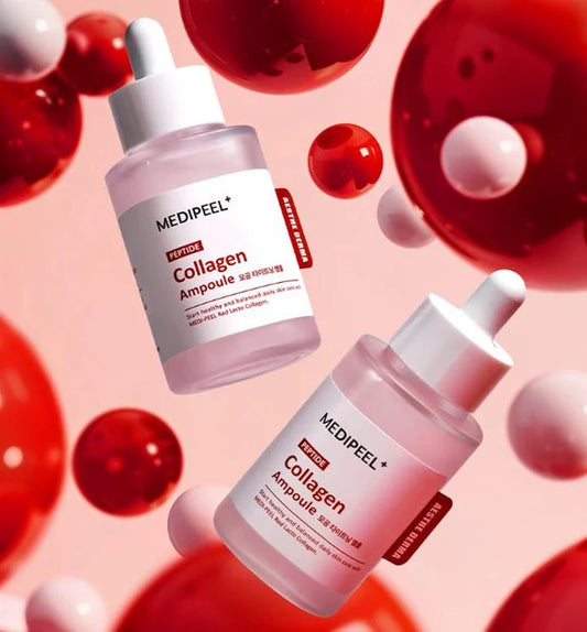 MEDI-PEEL Red Lacto Peptide Collagen Ampoule – Firming Care 50ml - K-Beauty Boutique